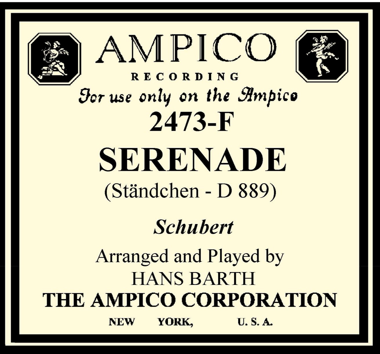 2473 - Serenade by Schubert