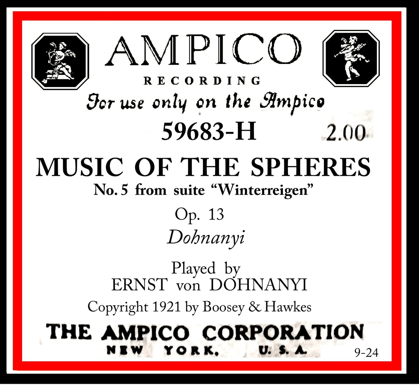 59683 - Music of the Spheres by Dohnanyi