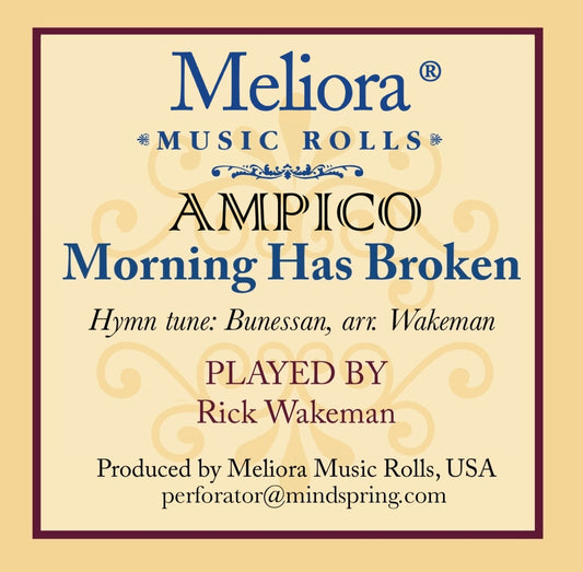 Morning Has Broken - as played by Rick Wakeman