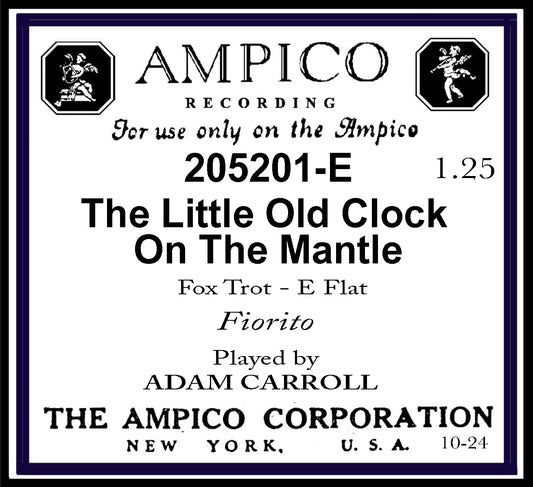 205201 - Little Clock on the Mantle pb Adam Carroll