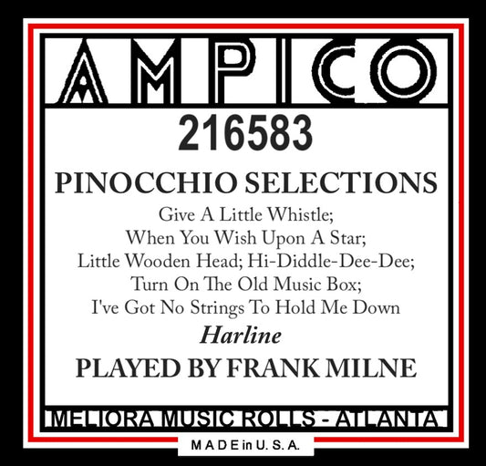 Ampico 216583 - PINOCCHIO SELECTIONS