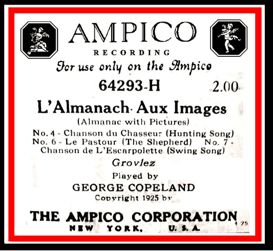 62493 - L'Almanach Aux Images (Almanac with Pictures) by Grovlez