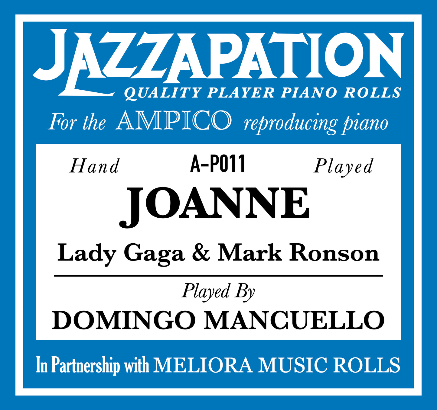 "Joanne" by Lada Gaga, arr. and played by Domingo Mancuello