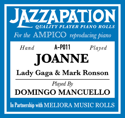 "Joanne" by Lada Gaga, arr. and played by Domingo Mancuello
